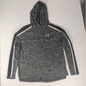 Under Armour Loose Heat Gear Tech Twist Graphic Women's Training Hoodie Size SM